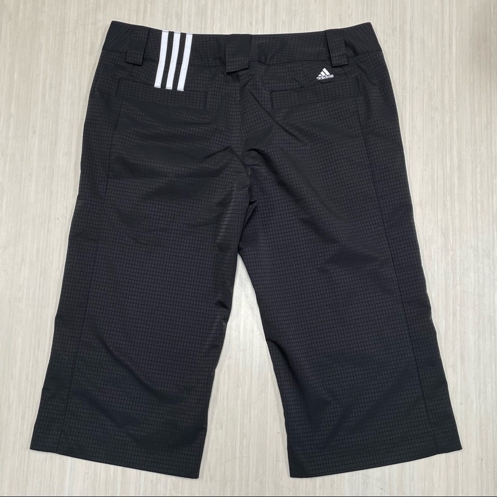 Womens ADIDAS CLIMALITE Golf Capri Pants Size 8 Black